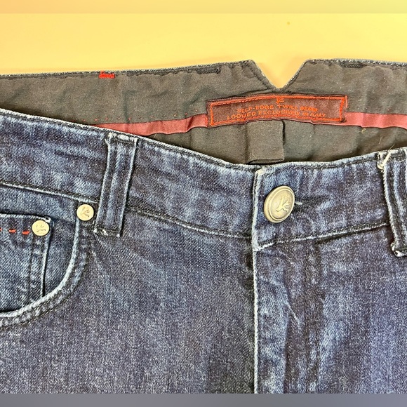 Luxury designer Isaia jeans.  Size 50 (34 in US).  Amazing quality. - Picture 3 of 4